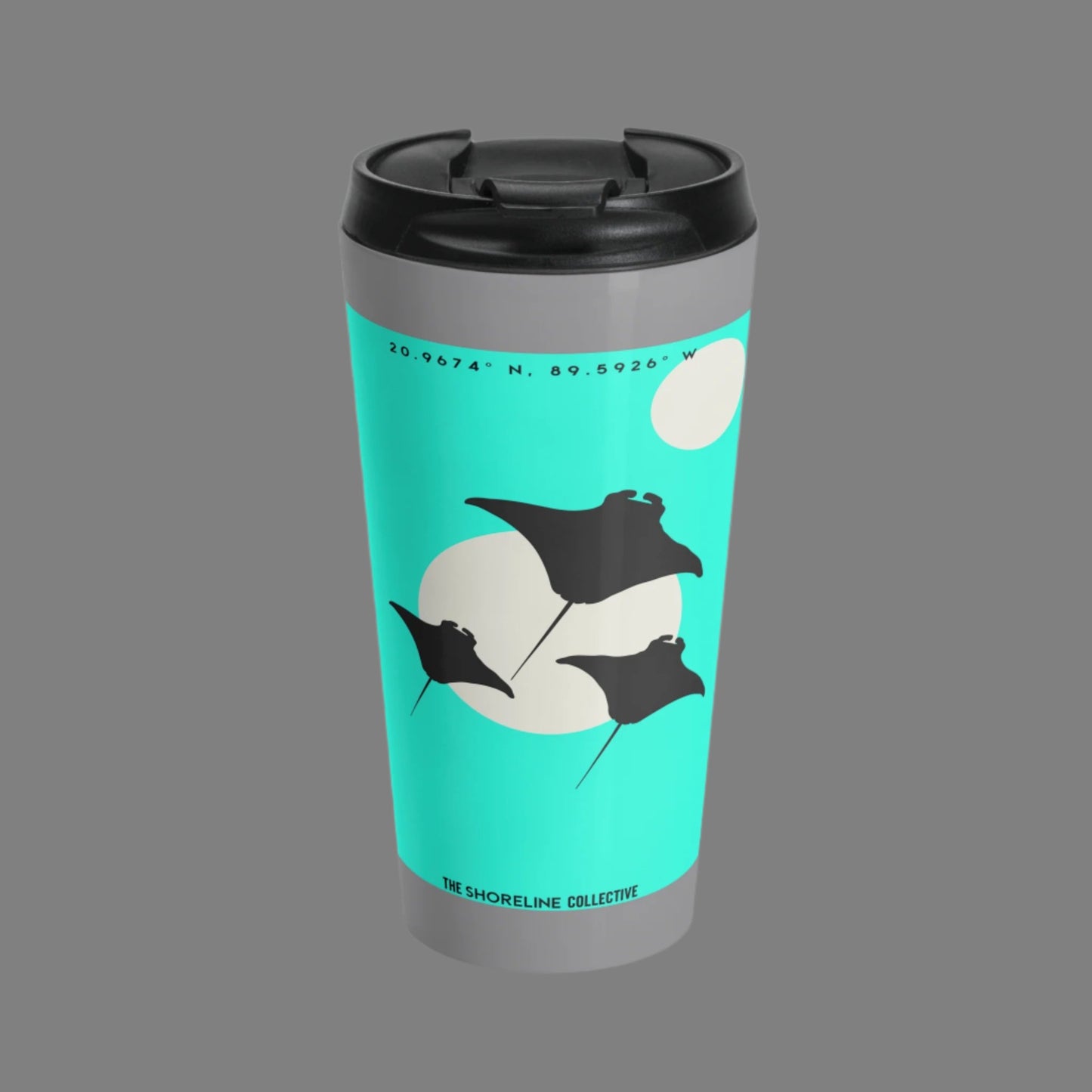 Stainless Steel Travel Mug  - Manta Ray